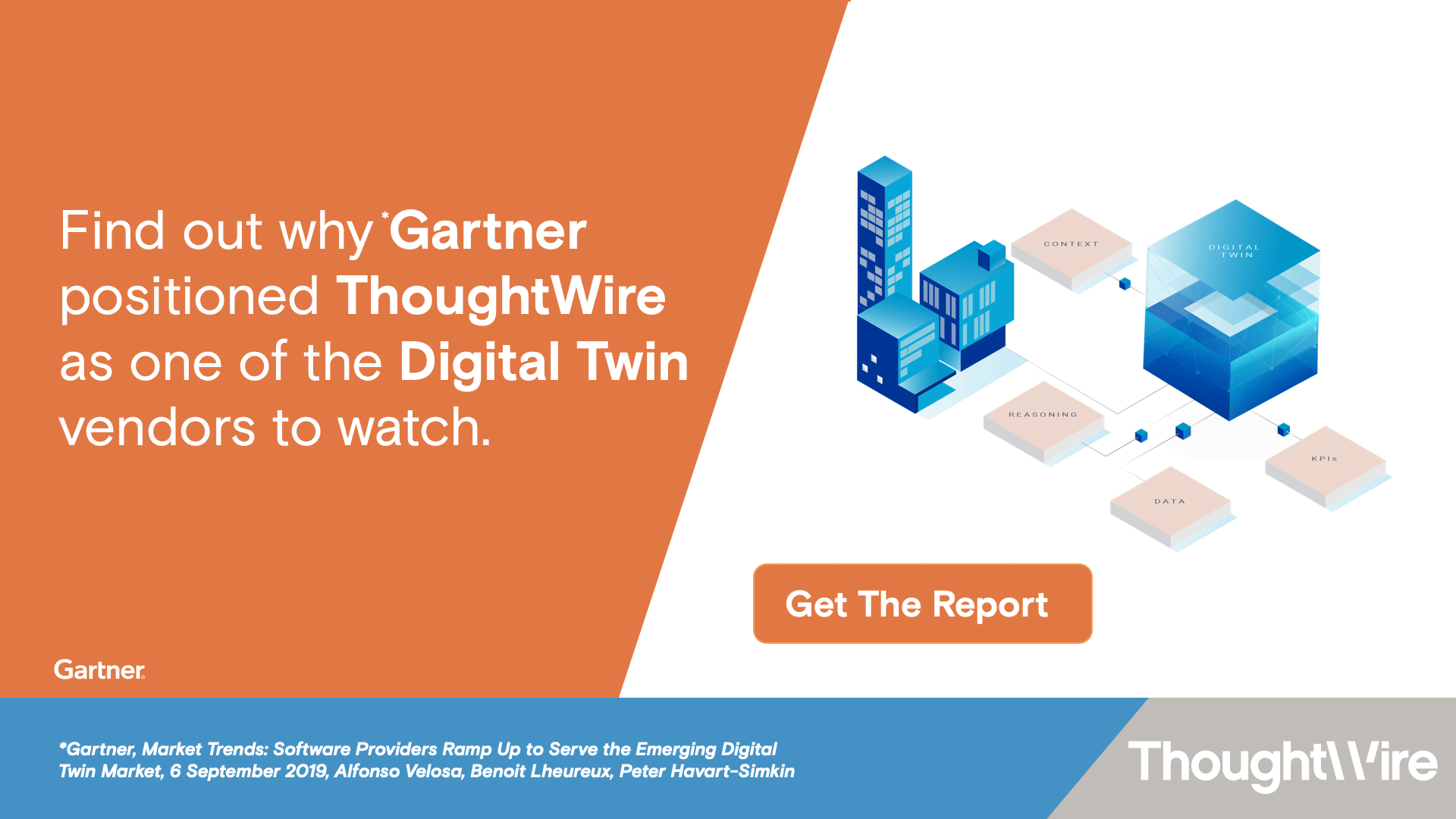 ThoughtWire positioned as a Vendor to Watch in the Gartner Market Trends: Software Providers Ramp Up to Serve the Emerging Digital Twin Market Report